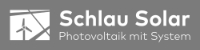 Logo Schlau Solar schwarz weiß