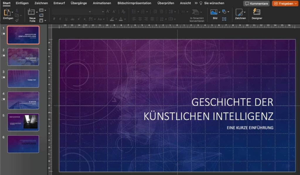 Abbildung Microsoft PowerPoint Design-Editor